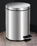IMPA 174153 - WASTE BASKET PEDAL FLIP, STAINLESS STEEL 12LTR