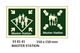 IMPA 334141 - IMOÂ SYMBOLS, 150x150 MM, MASTER STATION