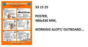 IMPA 331525 - POSTER, 480x330 MM, WORKING ALOFT/ OUTBOARD...