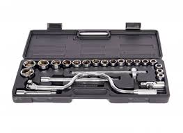 IMPA 610120 - SOCKET WRENCH SET(SQUARE DRIVE 12.7MM) 8-32MM 32