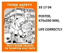 IMPA 331704 - POSTER, 475x330 MM, LIFE CORRECTLY