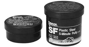IMPA 812262 - PLASTIC STEEL 5-MINUTE PUTTY (SF), MADE IN CHINA    Faseal brand  500G/SET