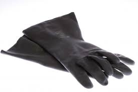 IMPA 190122 - RUBBER GLOVES LONG 350MM