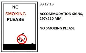 IMPA 331713 - POSTER, 297x210 MM, NO SMOKING PLEASE