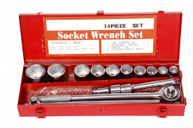 IMPA 610151 - SOCKET WRENCH SET(SQUARE DRIVE 19MM) 21-50MM 21