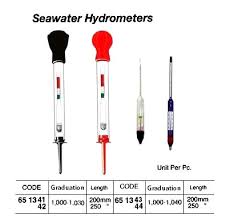 IMPA 651343 - SEAWATER HYDROMETER 1.0-1.060