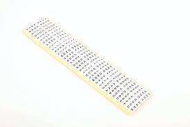 IMPA 794803 - CABLE MARKER ALPHABET SHEET A-Z    HOBOND BRAND