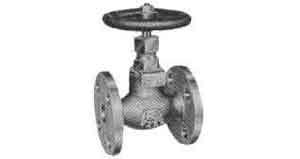 IMPA 750126 - MARINE GLOBE VALVE, FLANGE END, JIS F7301, 5KGF/CM2, 50 MM    BRASS MATERIAL