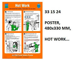 IMPA 331524 - POSTER, 480x330 MM, HOTWORK...