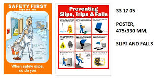 IMPA 331705 - POSTER, 475x330 MM, SLIPS AND FALLS