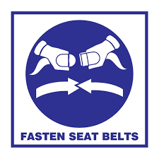 IMPA 335100 - IMOÂ SYMBOLS, 150x150 MM, FASTEN SEAT BELTS