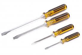 IMPA 612289 - SCREWDRIVER PLASTIC HANDLE, SQUARE-BLADE SLOTTED 10X300MM