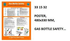 IMPA 331532 - POSTER, 480x330 MM, GAS BOTTLE SAFETY...