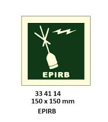IMPA 334114 - IMOÂ SYMBOLS, 150x150 MM, EPIRB