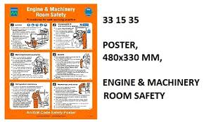 IMPA 331535 - POSTER, ENGINE & MACHINERY ROOM SAFETY