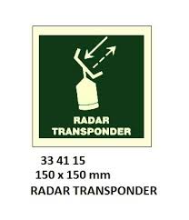 IMPA 334115 - IMOÂ SYMBOLS, 150x150 MM, RADAR TRANSPONDER