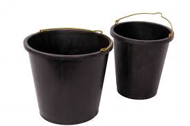 IMPA 590612 - NEOPRENE RUBBER BUCKET WITH BRASS HANDLE 20L