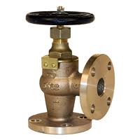 IMPA 751055 - MARINE SCREWDOWN CHECK GLOBE VALVE, FLANGE END, JIS F7351, 5KGF/CM2, 40 MM    BRASS MATERIAL