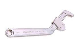 IMPA 611202 - ADJUSTABLE HOOK SPANNER WRENCH 95 TO 165MM    HOBOND BRAND