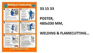IMPA 331533 - POSTER, 480x330 MM, WELDING & FLAMECUTTING...