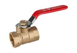 IMPA 752402 - BALL VALVE FORGED BRASS, SCREWED-END PT1/2