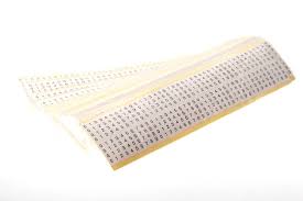 IMPA 794802 - CABLE MARKER NUMERAL 0-9 10 SHEET    HOBOND BRAND