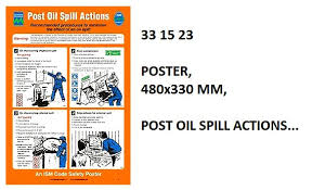 IMPA 331523 - POSTER, 480x330 MM, POST OIL SPILL ACTIONS...