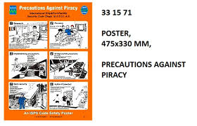 IMPA 331571 - POSTER, 475x330 MM, PRECAUTIONS AGAINST PIRACY
