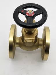 IMPA 750127 - MARINE GLOBE VALVE, FLANGE END, JIS F7301, 5KGF/CM2, 65 MM    BRASS MATERIAL
