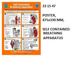 IMPA 331547 - POSTER, SELF CONTAINED BREATHING APPARATUS