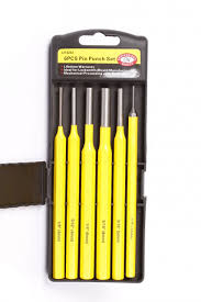 IMPA 613080 - PIN PUNCH SET COMBINATION 6S/SET    HOBOND BRAND, 8PCS/SET
